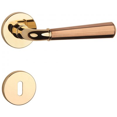 MP kování MARIGOLD 2 - R 7S BB klika/klika Mosaz leštěná lakovaná/měď matná – Hledejceny.cz