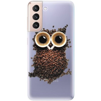 Odolné silikonové iSaprio - Owl And Coffee Samsung Galaxy S21 5G – Zboží Mobilmania