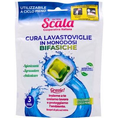 Scala Cura Lavastoviglie in Monodosi tablety na čištění myčky 3 x 25 g – Sleviste.cz