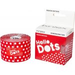 Kintex Design Kineziologický tejp Hello Dots Red 5 m x 5 cm – Hledejceny.cz