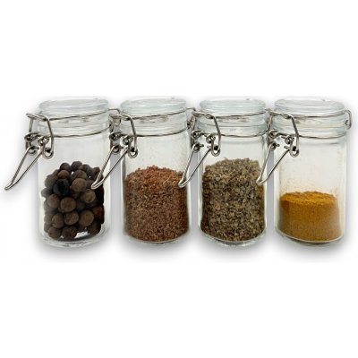 Zeller Present Kořenka skleněných kořenek s hermetickým klipem HERMES 4 ks – Zboží Dáma