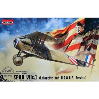 Roden SPAD VII c.1 Lafayette and USAAF Service 615 1:32