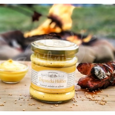Trapistická hořčice 190 g – Zboží Dáma