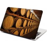 Sablio Samolepka na notebook Dřevěné sudy - 29x20 cm – Zboží Mobilmania