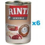 Rinti Sensible jehně a rýže 6 x 400 g – Hledejceny.cz