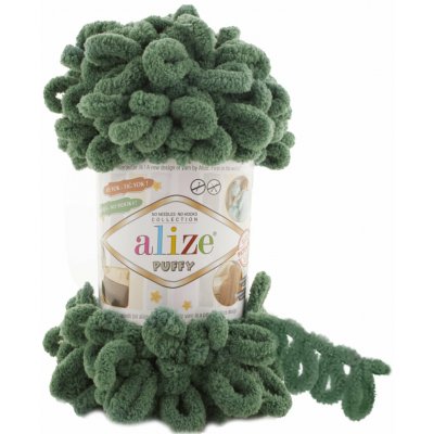Alize Příze Puffy 532 lesní zelená – Hledejceny.cz