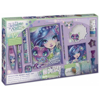 Nebulous Stars NS11362 Tajný deník deluxe kreativní sada s deníčkem a příslušenstvím – Zboží Mobilmania