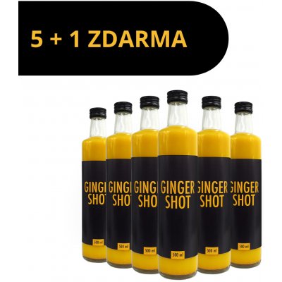 Gingershot Ginger Shot 5 x 0,5 l a 0,5 l – Zboží Mobilmania