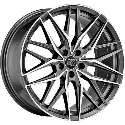 MSW 50 7x17 4x100 ET42 gunmetal polished | Zboží Auto