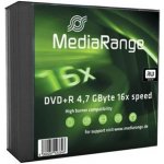 MediaRange DVD+R 4,7GB 16x, slimbox, 5ks (MR419) – Zbozi.Blesk.cz