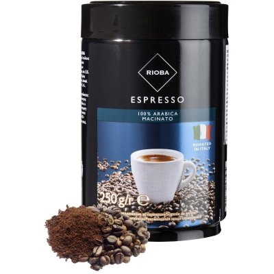 Rioba mletá Espresso 100% Arabica 250 g – Zboží Mobilmania