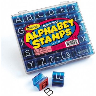 Razítka velká písmena Montessori – Zboží Dáma