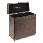 Fenton RC30 Kufr na vinyly, barva tmavé dřevo – Zboží Živě