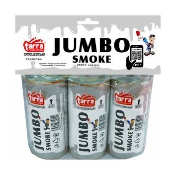 Dýmovnice Jumbo smoke Bílá 3 ks 16 3 trhací pojistka