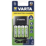 Varta Value USB Quattro Charger + 4x AA 2100 mAh 57652101451 – Zboží Živě