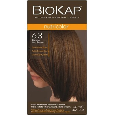 Biokap NutriColor barva na vlasy Tmavý zlatý blond 6.3