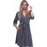 Lehký dámský župan 1G0663 šedá – Zboží Mobilmania