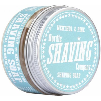Nordic Shaving Company Menthol & Pine mýdlo na holení 80 g