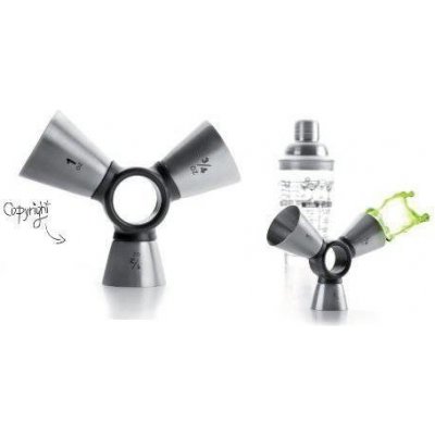 Barmanská odměrka na alkohol 3v1 - 30ml, 22ml, 15ml - Ibili – Zboží Mobilmania