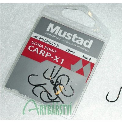 Mustad UltraPoint Carp X1 vel.6 10ks