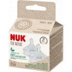 Nuk náhradní pítko k lahvičce for Nature 2 ks transparentní – Zboží Dáma