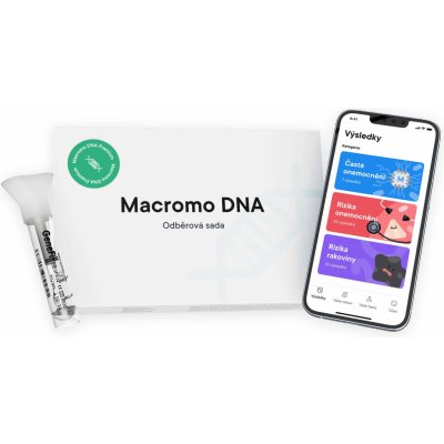 Macromo DNA Premium Domácí DNA test 242+ výsledků