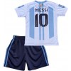 Fotbalový dres Numberoplus Dětský fotbalový dres Komplet Argentina - A2 Messi 10 (World Cup 2022)