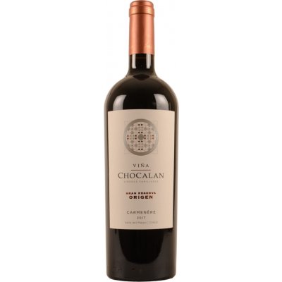 Chocalán Carmenere Gran Reserva Origen 2020 14% 0,75 l (holá láhev) – Zboží Mobilmania