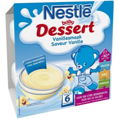 Nestlé Yogolino Mléčný dezert s příchutí vanilky 4 x 100 g – Zboží Dáma