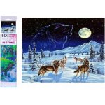 SMT Creatoys Diamantový obrázek 30 x 40 cm Vlci v zimě 1005266 – Zboží Mobilmania