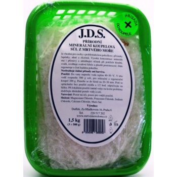 J.D.S. koupelová sůl z Mrtvého moře 3 x 500 g