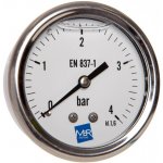 PREMATLAK manometr P300 / 358 G 0/4bar, G1/4B zadní přip. + glycerinové plnění – Zboží Mobilmania