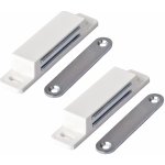 Walteco Nábytkový magnet, nosnost 13,5 kg, bílý, 2 ks 84512 – Zboží Mobilmania