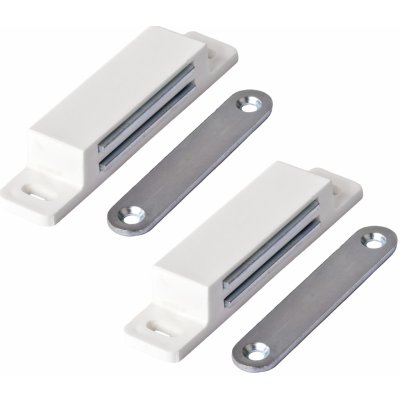 Walteco Nábytkový magnet, nosnost 13,5 kg, bílý, 2 ks 84512 – Zboží Mobilmania