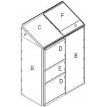 Lanit Plast Náhradní prosklení pro skleník Vitavia Ida 1300 PC 4 mm LG3077 – Zboží Dáma