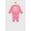 adidas Originals dětská tepláková souprava HK7496 růžová