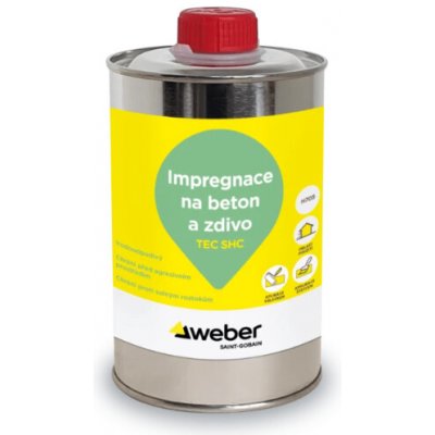 Webertec SHC - impregnace na beton a zdivo balení 1 l 1 ks – Hledejceny.cz