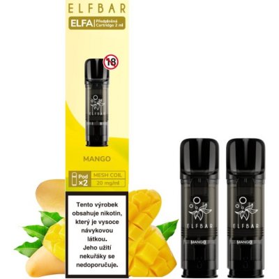 Elf Bar Elfa Pods cartridge 2Pack Mango 20 mg – Zboží Dáma