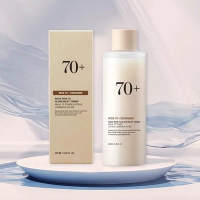 Anua Rice + Ceramide 70% Glow Milky Toner 250 ml – Sleviste.cz