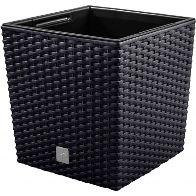 Prosperplast DRTS325L Květináč RATO LOW 32,5 cm antracit – Sleviste.cz
