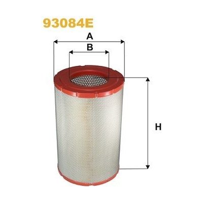 Vzduchový filtr WIX FILTERS 93084E – Hledejceny.cz