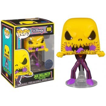 Funko Pop! Disney The Nightmare Before Christmas Scary Face Jack BlackLight limited exclusive edition
