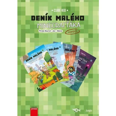 Deník malého Minecrafťáka: komiks komplet 1 - Cube Kid – Hledejceny.cz