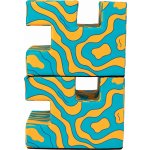 Horsity Pěnové stojany na kavalety 30x30x40 cm 2 ks orange turquise – Hledejceny.cz