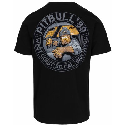 PitBull West Coast pánské triko DRIVING černé – Zboží Dáma