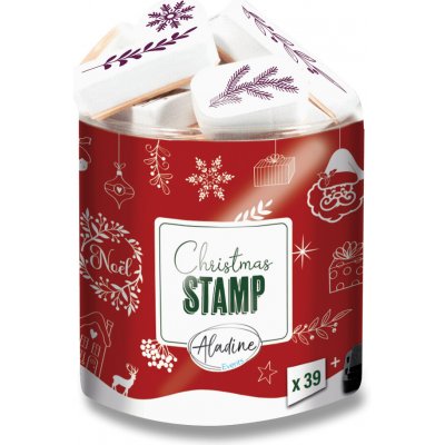 Aladine Razítka Creative Stamp, 39 ks - Veselé Vánoce – Zboží Dáma