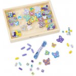 Melissa & Doug Dřevěné korálky Motýlci /120+/ – Hledejceny.cz