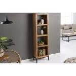 Massive home Regálová knihovna 180cm Iron Craft mango 42375 – Zboží Dáma