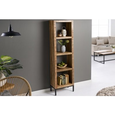Massive home Regálová knihovna 180cm Iron Craft mango 42375 – Zboží Dáma