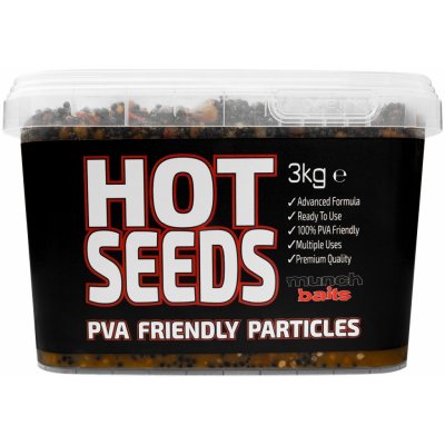 Munch Baits Partikl Hot Seeds pálivá semena 3kg
